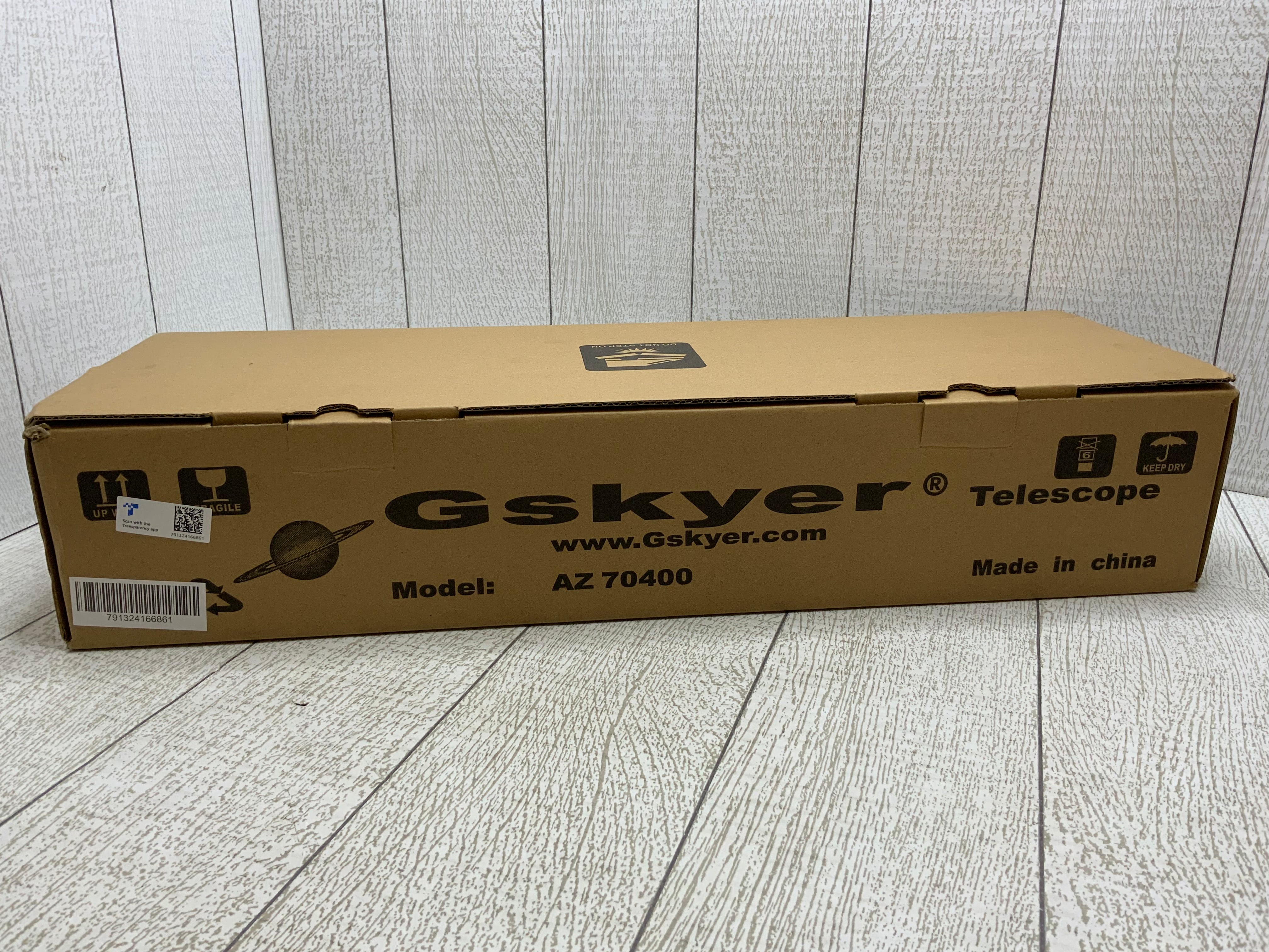 Gskyer Telescope, 70mm Aperture 400mm AZ Mount Astronomical Refracting Telescope (8055519477998)